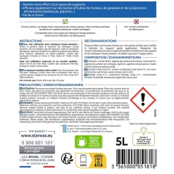 Nettoyant décrassant toitures, murs et sols gros nettoyage 5L>Starwax