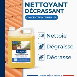Nettoyant décrassant toitures, murs et sols gros nettoyage 5L><noscript><img width=