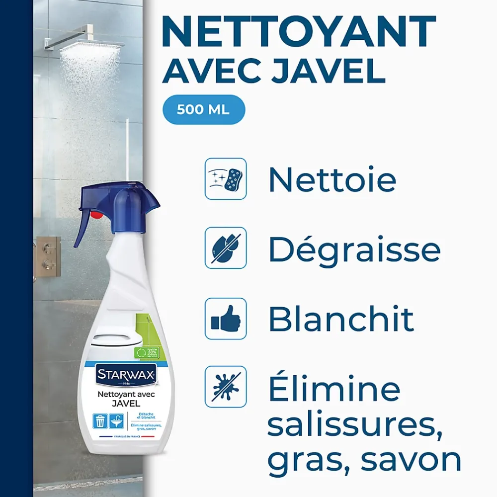 Starwax Nettoyant dégraissant javel 500 ml* Nettoyant Pour Cuisine