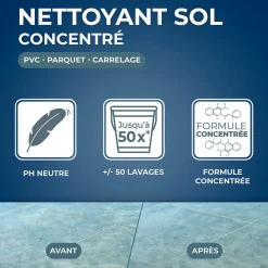 Nettoyant doux sol intérieurs 1L><noscript><img width=