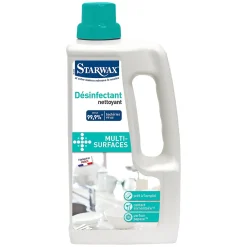 Starwax Nettoyant désinfectant multi-surfaces papaye 1L* Désinfectant