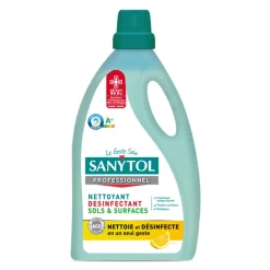 Sanytol Nettoyant désinfectant sols et surfaces citron 5L* Nettoyant Et Entretien Pour Sol