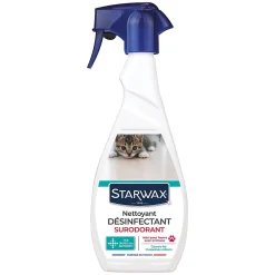 Nettoyant désinfectant suprodorant milieu animal 500ml>Starwax Sale