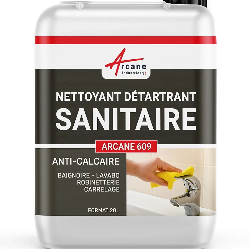 Arcane Industries NETTOYANT DÉTARTRANT SANITAIRES MULTI USAGE - 20 L -* Nettoyant Pour Salle De Bains