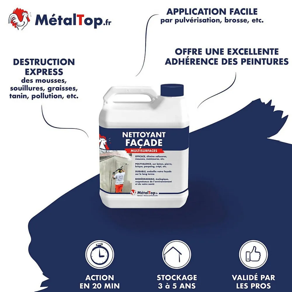 Nettoyant Facade - 5 L - Métaltop>Metaltop Best