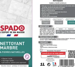 Spado Nettoyant marbre et pierres naturelles 1L* Nettoyant Et Entretien Pour Sol