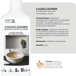 Casa Linéa Nettoyant Pierre Naturelle extérieur et intérieur CASA LINEA 500 Ml* Nettoyant Et Entretien Pour Sol