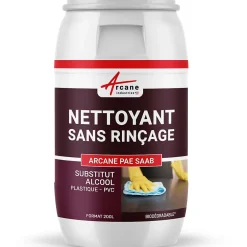 Arcane Industries Nettoyant plastique sans alcool : PVC, PC, téléphone etc... - 200 L -* Produits De Gros Lessivage