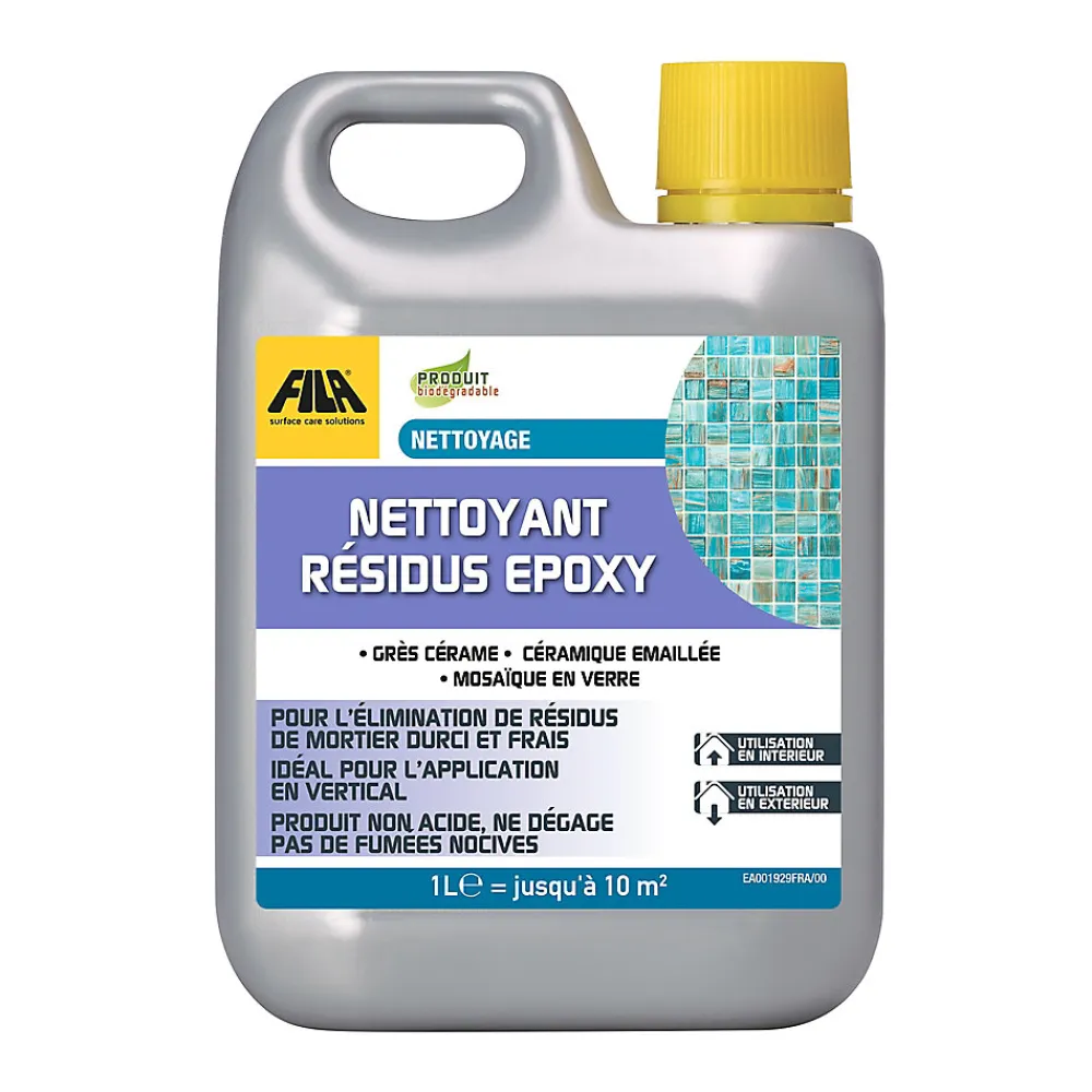 Nettoyant résidus époxy 1L intérieur et extérieur>Fila Discount