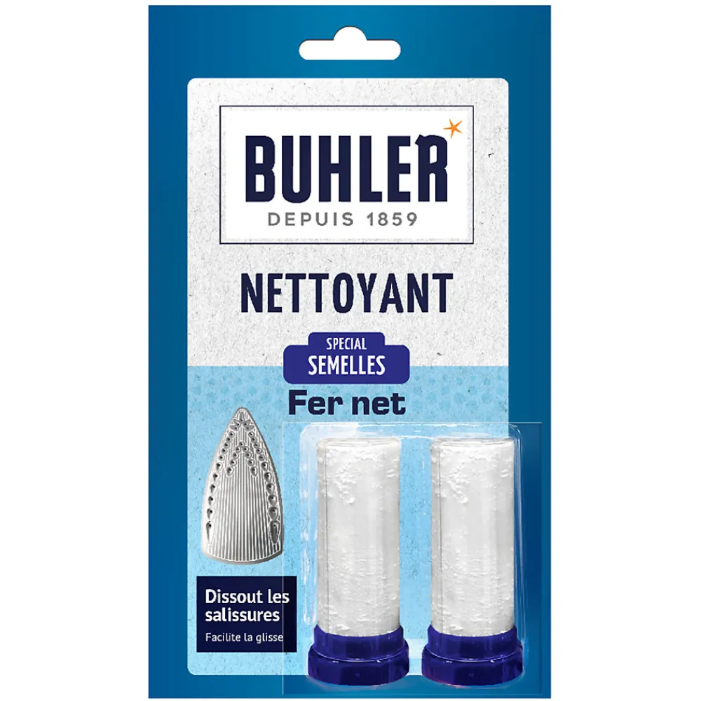 Nettoyant semelle fer à repasser 2x20 g>Buhler Outlet