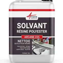 Nettoyant Solvant Résine Polyester - Substitut acétone - 20 L ->Arcane Industries Online
