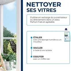 Nettoyant spécial vitres anti-traces à l'alcool 1L><noscript><img width=