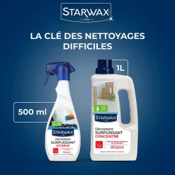 Starwax Nettoyant surpuissant multi surfaces 500 ml* Nettoyant Pour Cuisine|Produit Multi-Usages