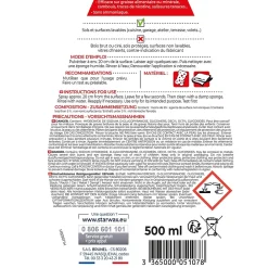 Starwax Nettoyant surpuissant multi surfaces 500 ml* Nettoyant Pour Cuisine|Produit Multi-Usages