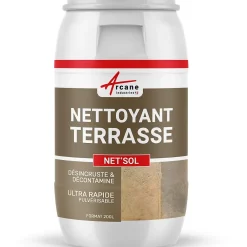 Arcane Industries Nettoyant terrasse professionnel rapide pavé autobloquant pierre béton - 200 L -* Nettoyant Et Entretien Pour Sol
