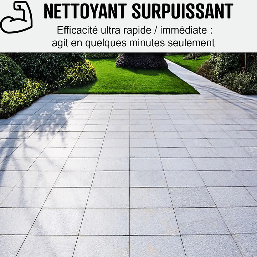 Nettoyant terrasse professionnel rapide pavé autobloquant pierre béton - 20 L ->Arcane Industries Best