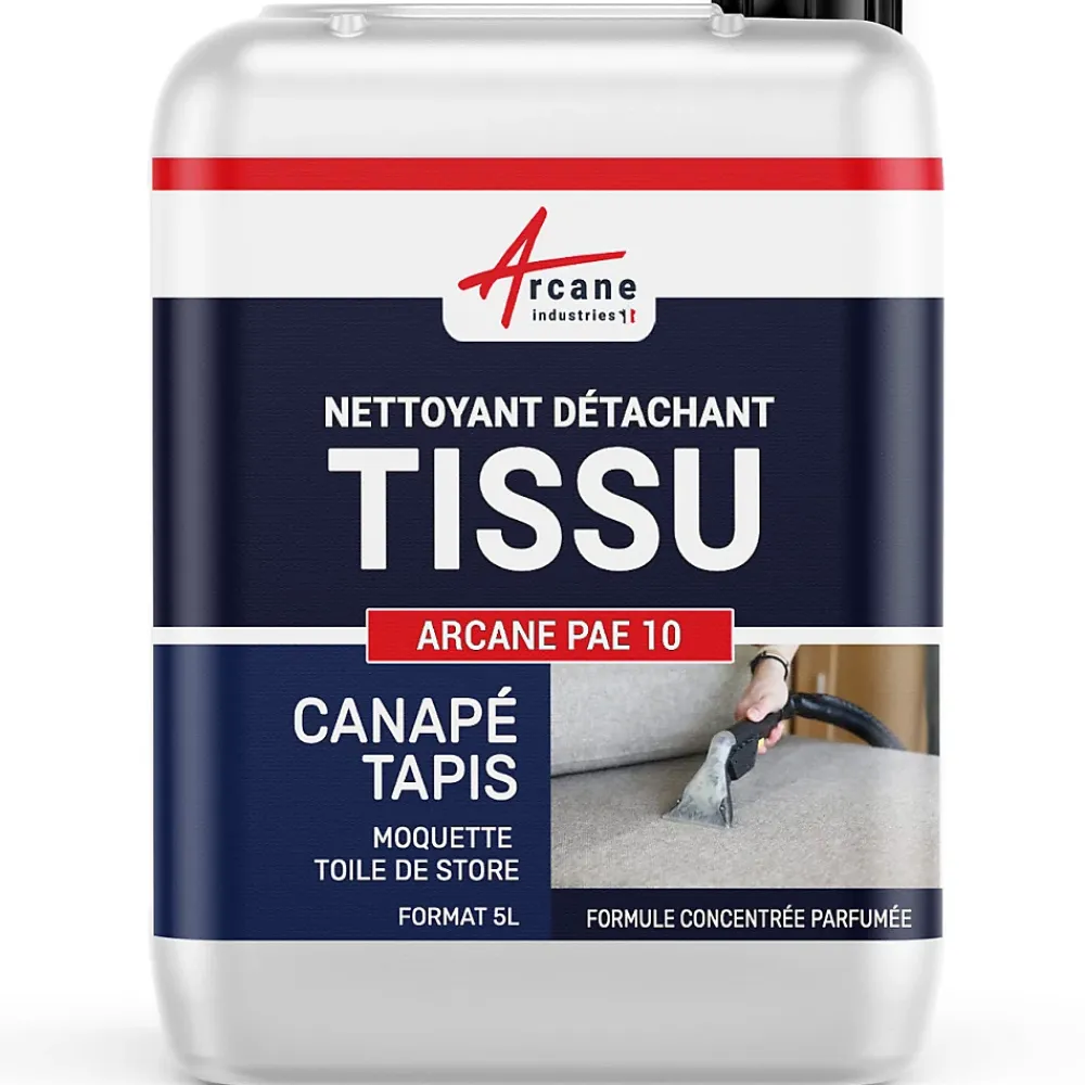 Arcane Industries NETTOYANT TOILES ET TEXTILES - 5 L -* Produits De Gros Lessivage