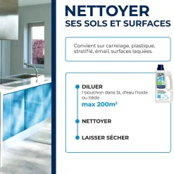 Starwax Nettoyant universel ph neutre multi-usages 1L* Nettoyant Et Entretien Pour Sol