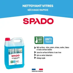 Spado Nettoyant vitres - séchage rapide 5L Sapdo* Nettoyant Pour Vitres