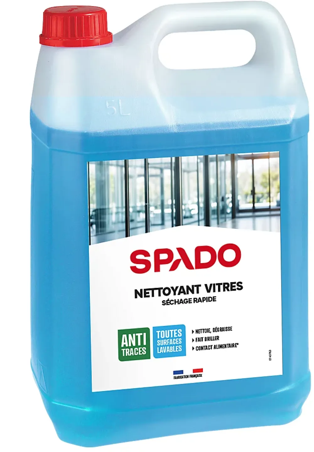 Spado Nettoyant vitres - séchage rapide 5L Sapdo* Nettoyant Pour Vitres