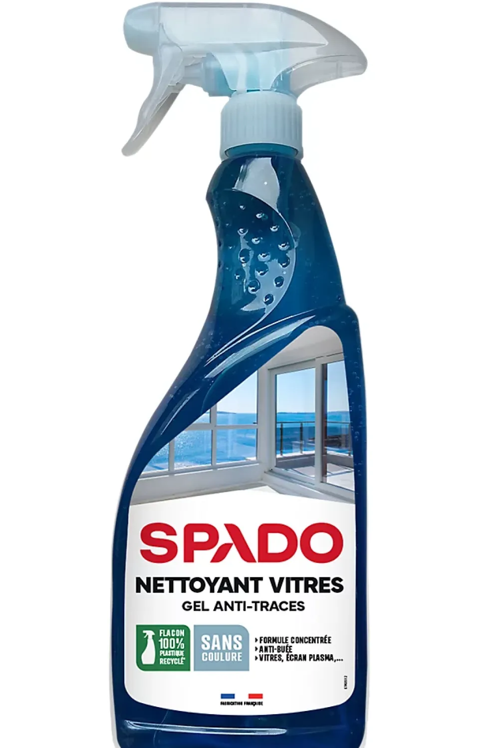 Spado Nettoyant vitres gel anti-traces 750 ml* Nettoyant Pour Vitres