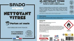 Nettoyant vitres vinaigre 100% naturel Origines gel 5L>Spado Sale