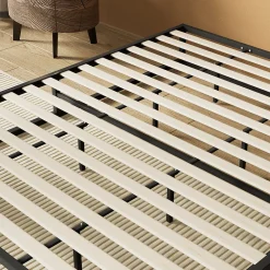 Sleep Lit 90 x 190 cm - Cadre en acier - Lattes en bois><noscript><img width=
