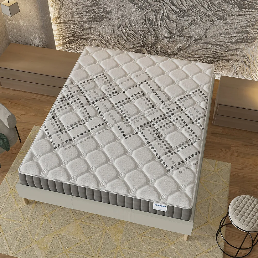 November Sleep Matelas Ressorts Ensachés 120x190 cm ELIHA Epaisseur 20 cm* Matelas