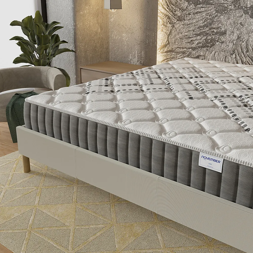 November Sleep Matelas Ressorts Ensachés 120x190 cm ELIHA Epaisseur 20 cm* Matelas