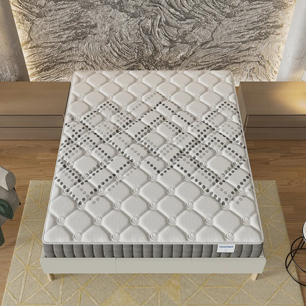 November Sleep Matelas Ressorts Ensachés 120x190 cm ELIHA Epaisseur 20 cm* Matelas