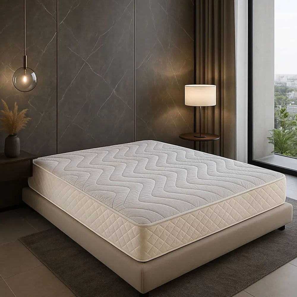 Nuits D'Or matelas face de contact Mémoire de Forme 60 Kg/m3 120x190 x 20 cm Ferme - 5 Zones de Confort - Noyau Aertech+ 35 Kg/m3* Matelas
