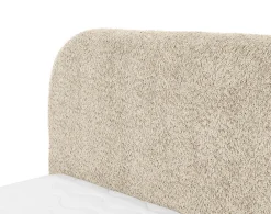 Orane - lit coffre - 180x200 cm - en tissu bouclette -><noscript><img width=