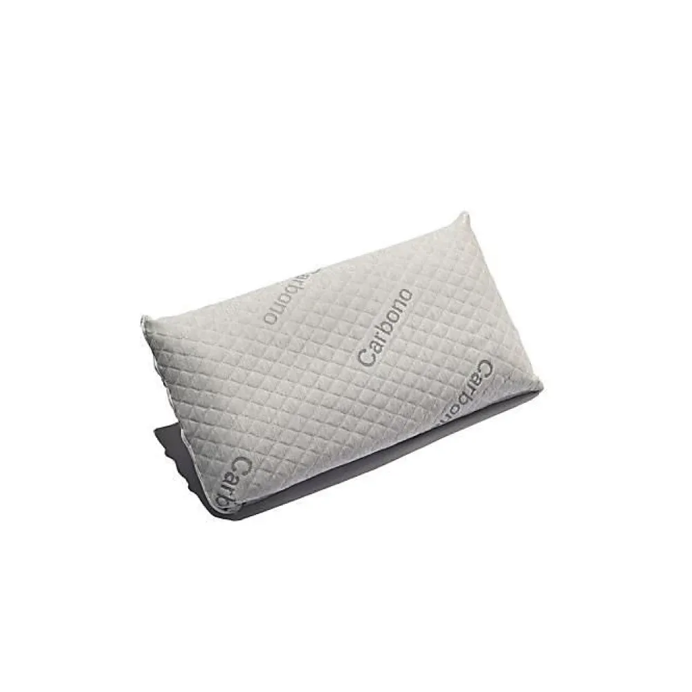 Oreiller - - 90 cm - Mousse à mémoire de carbone - Fermeté moyenne - Housse amovible>Eccox Discount