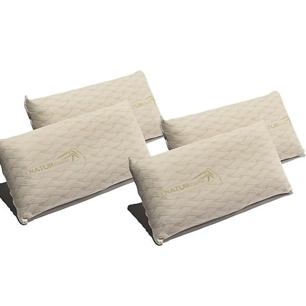Oreiller - - Natur Care - 80 x 40 cm - Mousse à mémoire - Housse amovible - Beige>Eccox