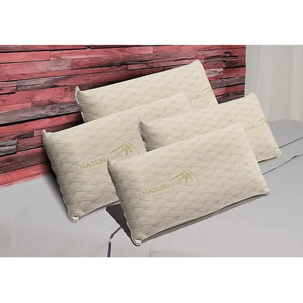 Eccox Oreiller - - Natur Care - 90 x 40 cm - Mousse à mémoire - Housse amovible - Beige* Oreiller Mémoire De Forme