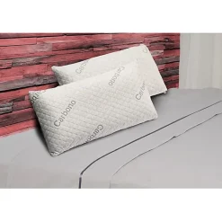 Eccox Oreiller - - Pack de 2 - 150 x 40 cm - Fermeté Moyenne - Mousse à Mémoire de Carbone* Oreiller Mémoire De Forme