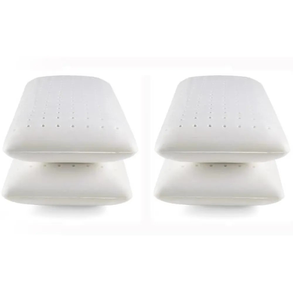 Oreiller - - Pack de 4 - 90x40 cm - Mousse à mémoire - Fermeté moyenne - Anti-acariens>Eccox Sale