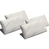 Oreiller - - Pack de 4 - 80 x 40 cm - Fermeté Moyenne - Mousse à Mémoire de Forme>Eccox Clearance