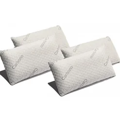 Oreiller - - Pack de 4 - 80 x 40 cm - Fermeté Moyenne - Mousse à Mémoire de Forme>Eccox Clearance