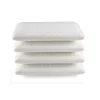 Oreiller - - Pack de 4 - Mousse à mémoire - 70x40 cm - Fermeté moyenne - Anti-acariens>Eccox