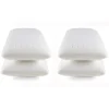 Eccox Oreiller - - Pack de 4 - 150x40 cm - Mousse à mémoire - Fermeté moyenne - Anti-acariens* Oreiller Mémoire De Forme