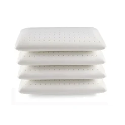 Eccox Oreiller - - Pack de 4 - 150x40 cm - Mousse à mémoire - Fermeté moyenne - Anti-acariens* Oreiller Mémoire De Forme