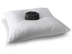 Vente-unique Oreiller 60 x 60 cm de DREAMEA - 600 gr - MARIN* Oreiller Moelleux