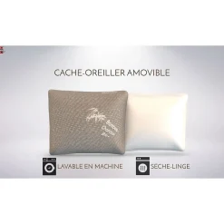 Oreiller au Charbon de Bambou HG6050-BC><noscript><img width=