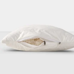 Oreiller carré en laine, 80 x 80 cm -><noscript><img width=