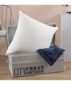 Toison d'Or Oreiller Carré Percale Traité ULTRAFRESH (65x65 cm - Blanc)* Couette