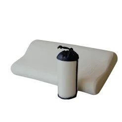 Oreiller Cervical - - Pack de 2 - Mousse à Mémoire - 40x70 cm - Ergonomique - Blanc><noscript><img width=