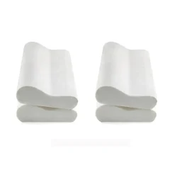 Oreiller cervical - - Perforé - 40 x 70 x 13 cm - Mousse à mémoire - Fermeté moyenne>Eccox Discount