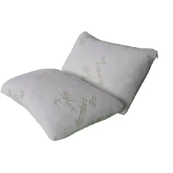 Oreiller de luxe en bambou Queen 50x76cm HG5076BM-blanc><noscript><img width=