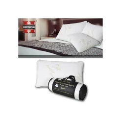 Oreiller de luxe en bambou Queen 50x76cm HG5076BM-blanc><noscript><img width=